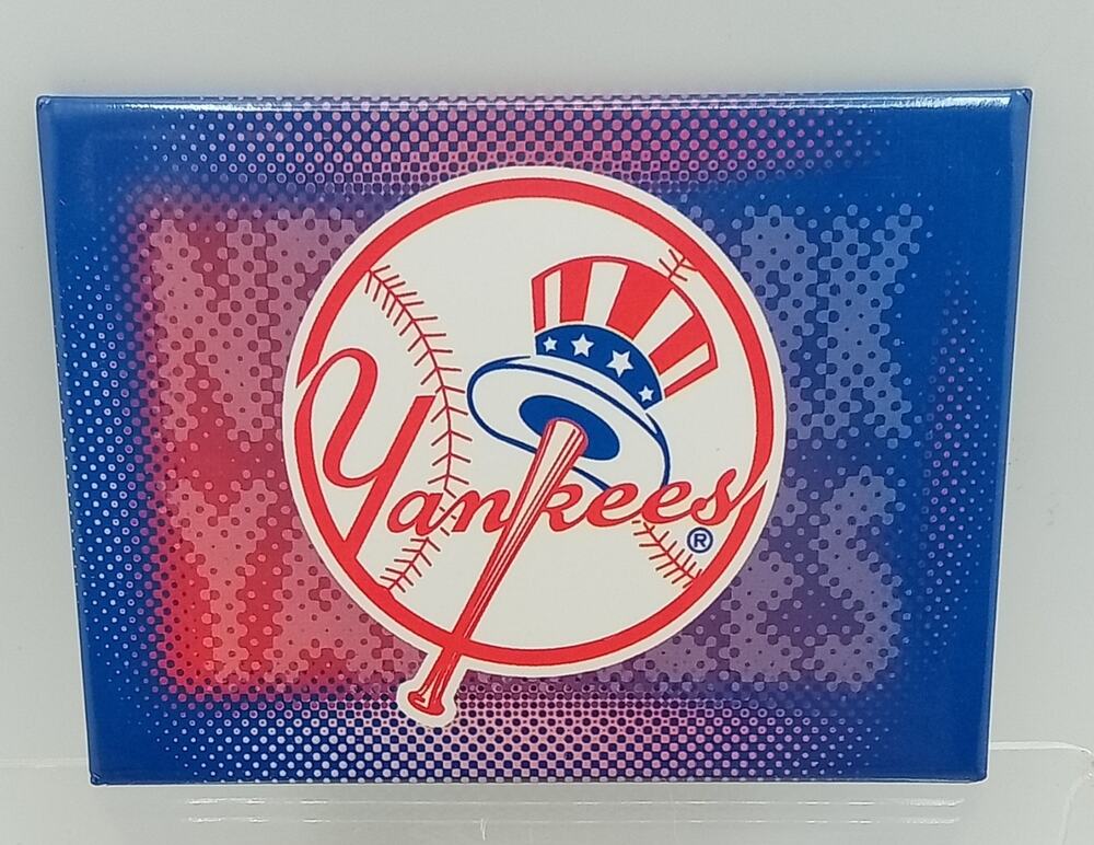 Vintage 1998 New York Yankees MLB Top Hat Logo 2.5" x 3.5" Magnet